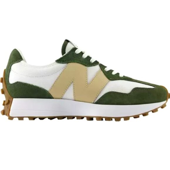 New Balance 327 Shoes - New Balance 327 RARE Womens Casual Sneakers Shoes White Green Tan size 6
